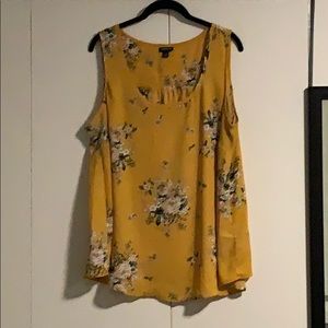 Torrid Mustard Yellow Tank Top size 1
